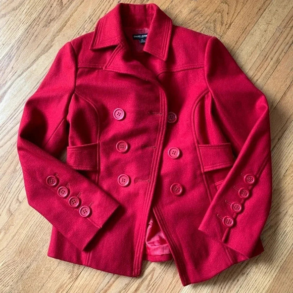 COPY - Guess*Jeans Wool Blend Double Breasted Peacoat - Picture 10 of 14